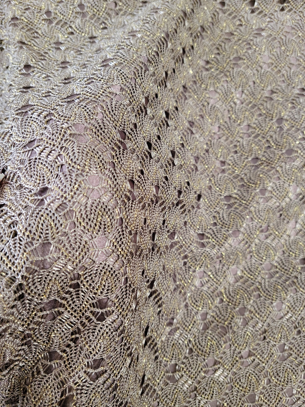 Jax Women's Brown Crochet Shift Dress - Picture 8 of 11